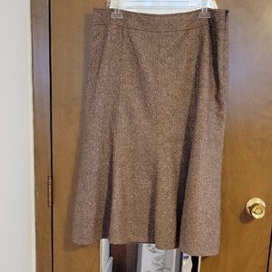Pendleton A-Line Skirt in Rich Brown